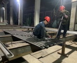 垂直水冷壁管片（8m）|φ32×8mm，截距62.5mm，5連根，總長8m|15CrMoG